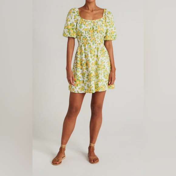 Faithfull the Brand Dresses & Skirts - Faithful the Brand Floral Linen Mini Dress